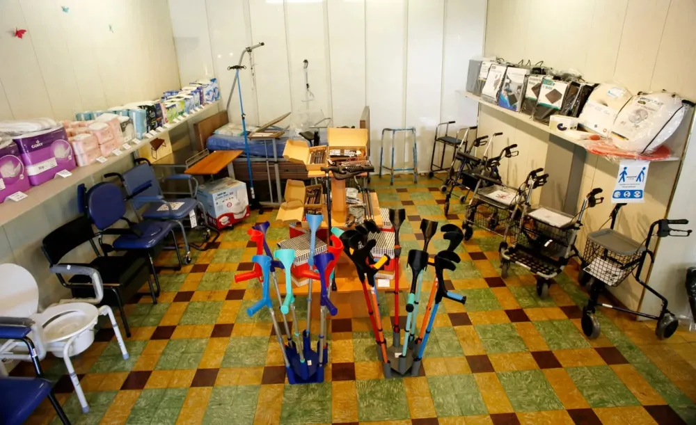 Chaise roulante à Liège